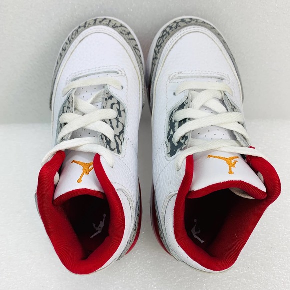 NIKE 832033-126 Jordan 3 Retro Sneaker - Little Kids 9C - Picture 5 of 11